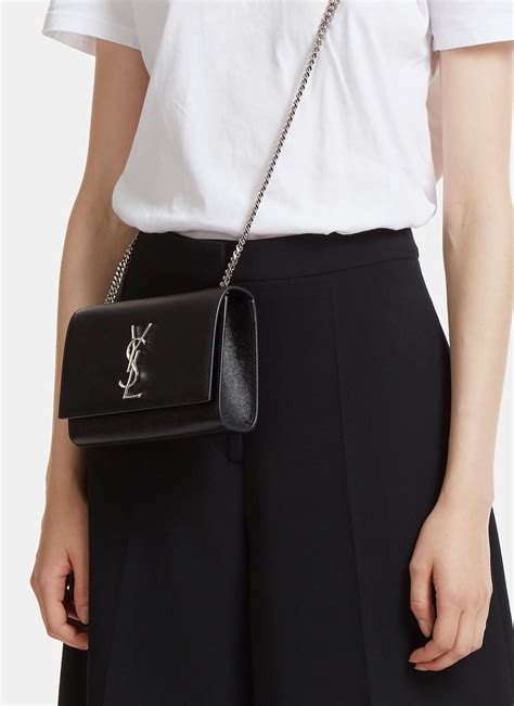 classic small kate chain bag ysl|KATE SMALL IN GRAIN DE POUDRE EMBOSSED LEATHER.